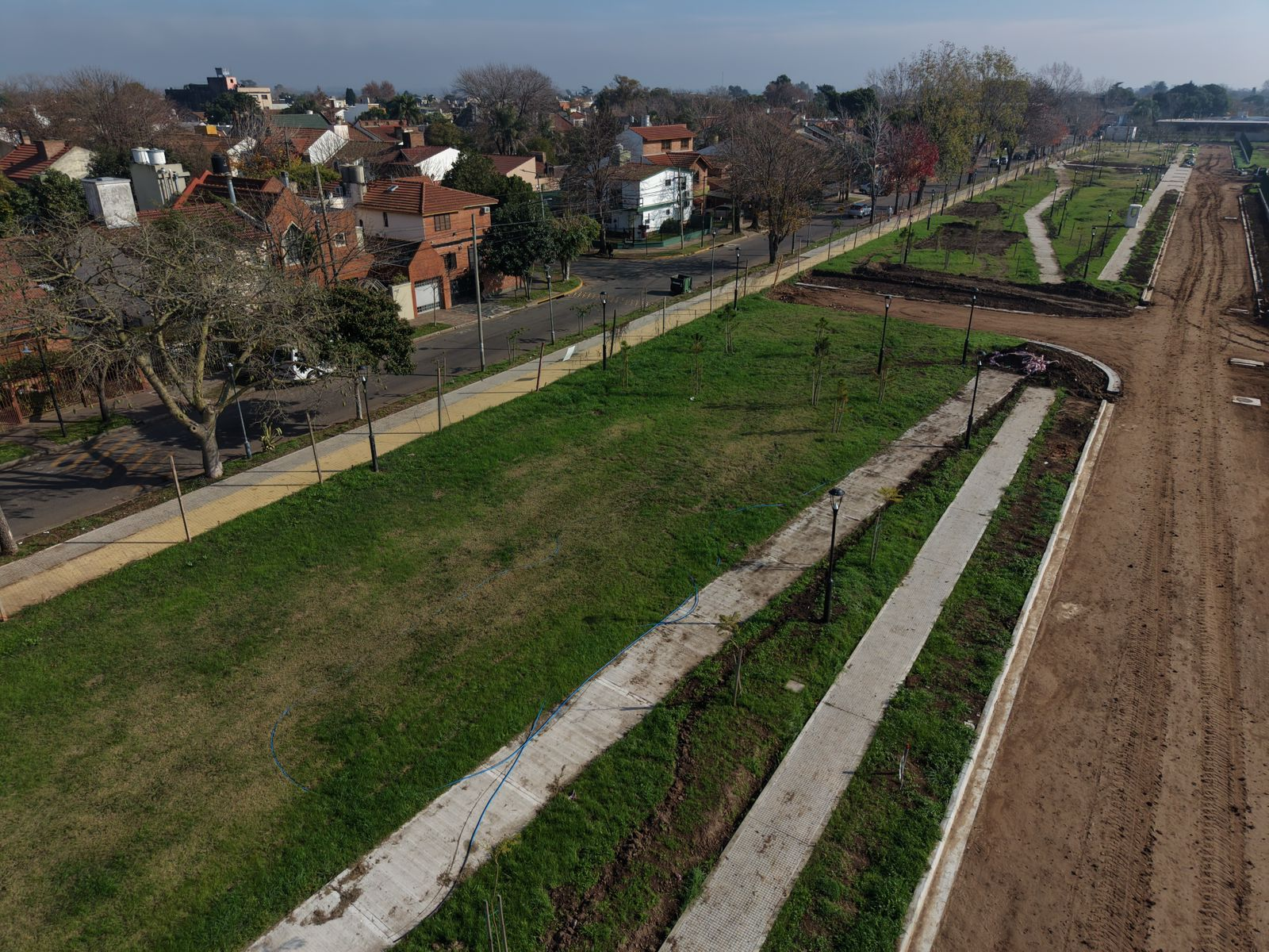 Avanzan las obras del nuevo parque público de Boulogne y será inaugurado durante 2026
