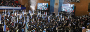 Más de 5.000 estudiantes de San Martín prometieron lealtad a la Bandera Argentina junto a Fernando Moreira