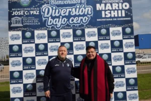 Mario Ishii acompañó a cientos de chicos en “Diversión Bajo Cero” durante las vacaciones de invierno en José C. Paz