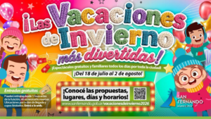 Vacaciones de Invierno 2026 en San Fernando: habrá espectáculos gratuitos para toda la familia en distintos puntos de la ciudad