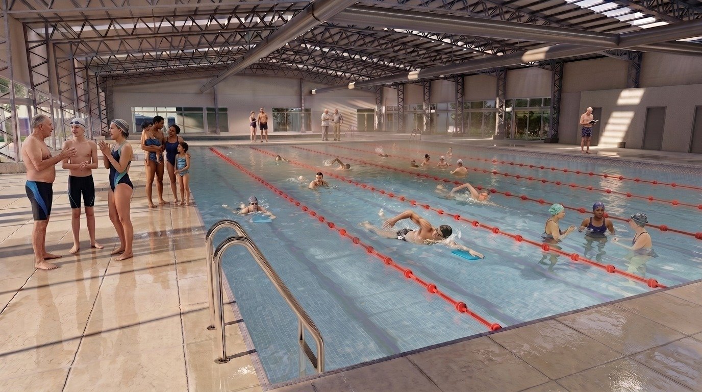 San Isidro inició la renovación integral de la pileta del Campo de Deportes N°5 en Villa Adelina