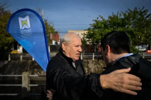 Villa de Mayo: Nardini inauguró una nueva etapa de pavimentación sobre la calle Estado de Israel