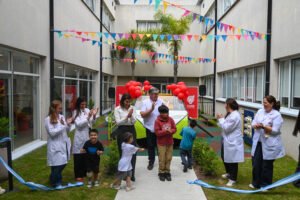 Tigre inauguró una nueva plazoleta de juegos en el Hospital Materno Infantil por sus 10 años