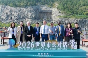 Julio Zamora expuso en China el patrimonio cultural y natural de Tigre ante alcaldes de todo el mundo